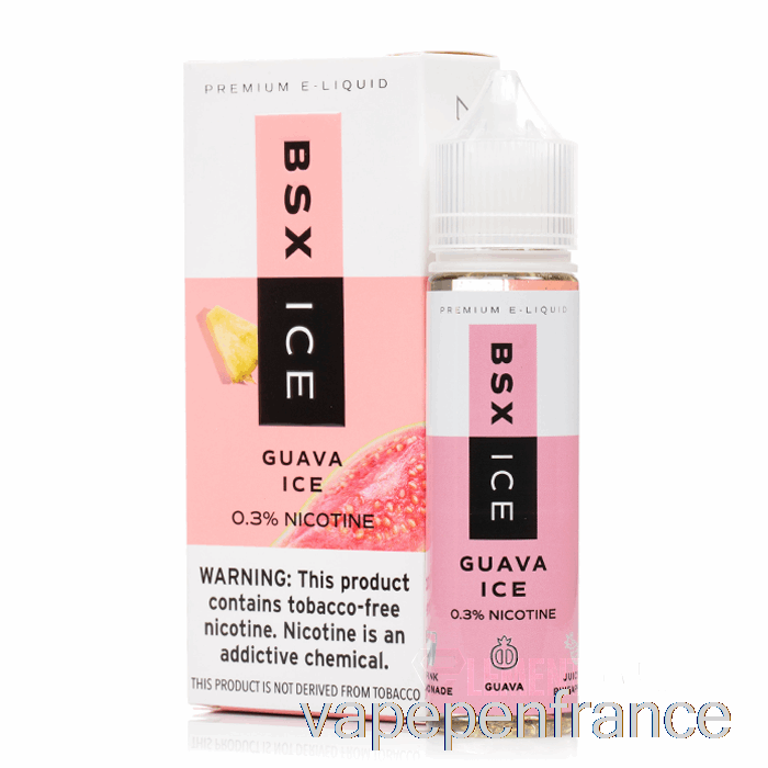 Glace à La Goyave - Glace Bsx - Stylo Vape 60 Ml 6 Mg